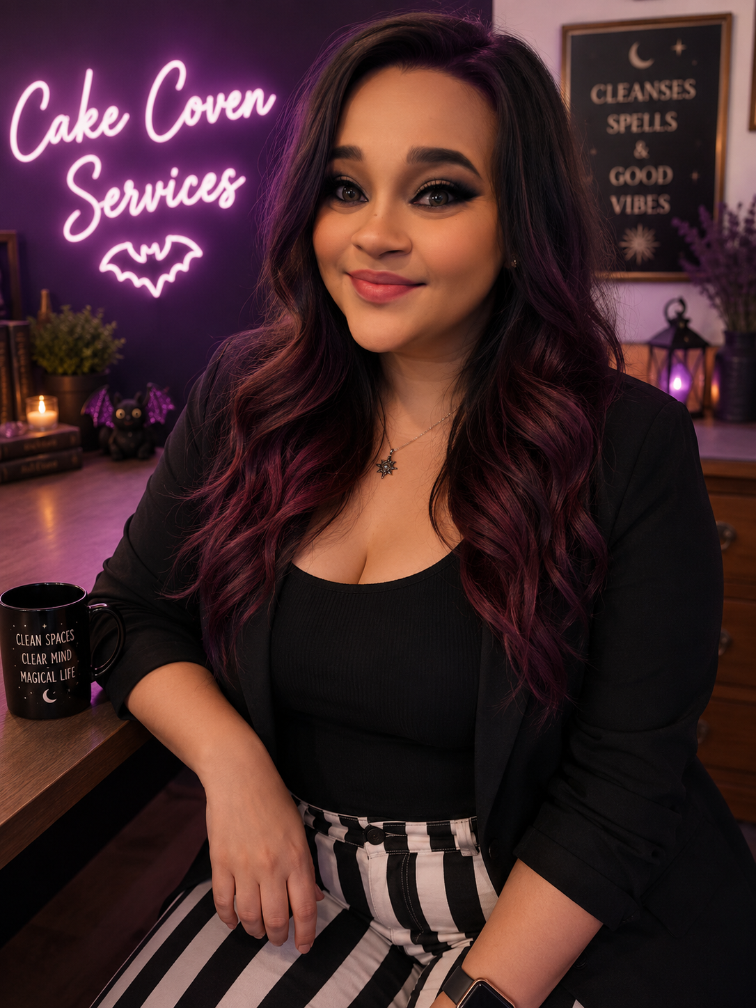 Ashley, owner of Cake Coven Services